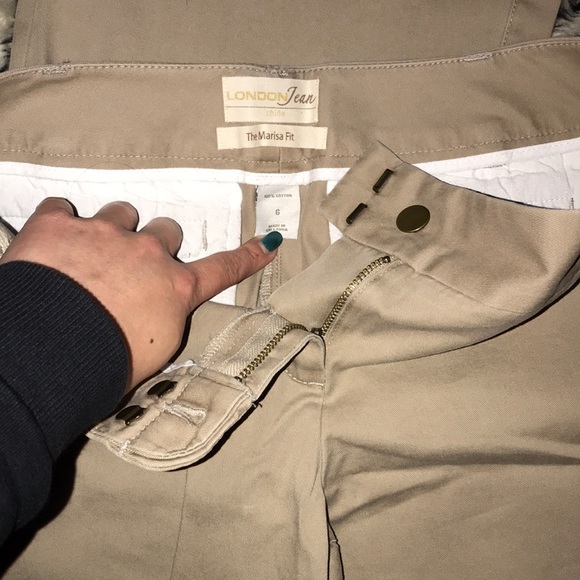 London Jean chino the Marisa fit 6 khaki New 🍒 - Picture 4 of 4